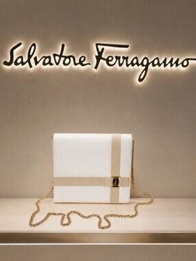 Ferragamo Vintage Vara Ribbon Bow Bag